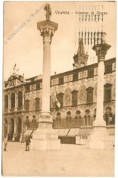 vicenza, colonna di piazza