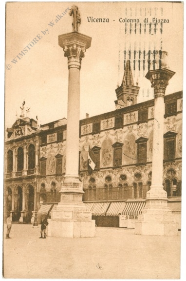 vicenza, colonna di piazza