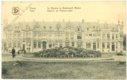 ypern, le square et boulevard malou