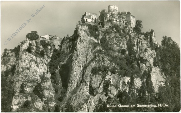 klamm am semmering, ruine