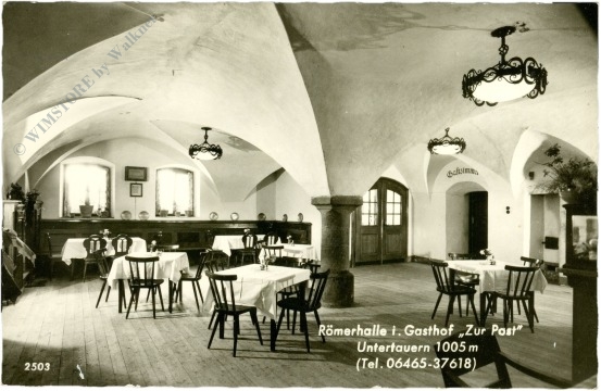 untertauern, römerhalle im gasthof "zur post"