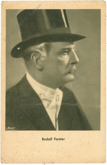 forster, rudolf forster, rudolf