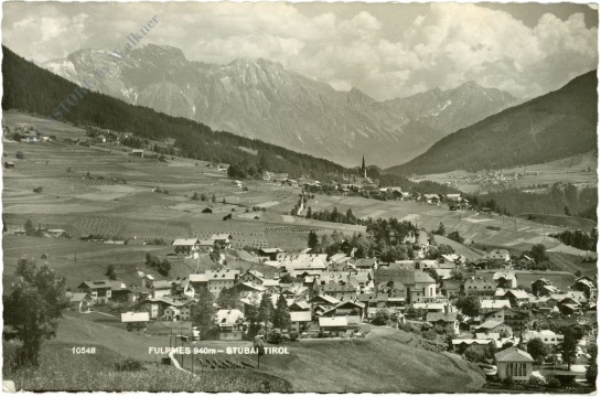 fulpmes, ortsansicht