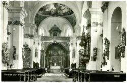 maria lanzendorf, inneres der wallfahrtskirche