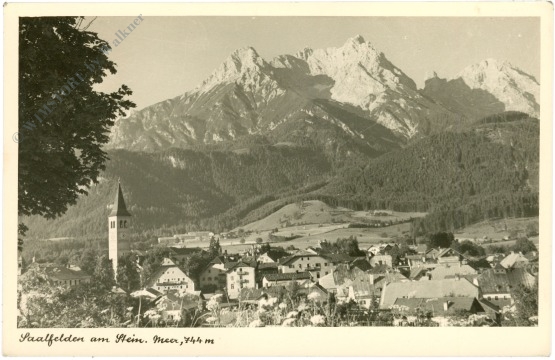 saalfelden am stein. meer, ortsansicht