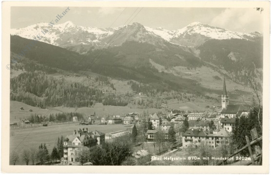 bad hofgastein, mit hundskopf