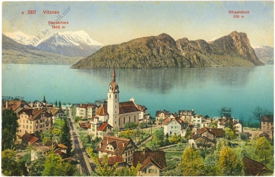 vitznau, ortsansicht vitznau, ortsansicht