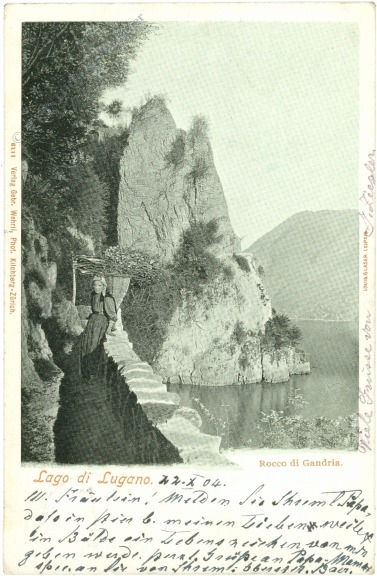 lago di lugano, rocco di gandria
