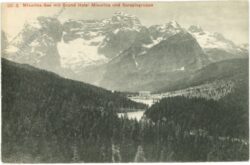 misurina see, mit grand hotel misurina und sorapisgruppe