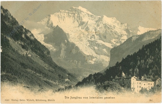 interlaken, die jungfrau von interlaken gesehen