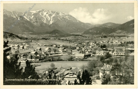 puchberg am schneeberg, ortsansicht puchberg am schneeberg, ortsansicht