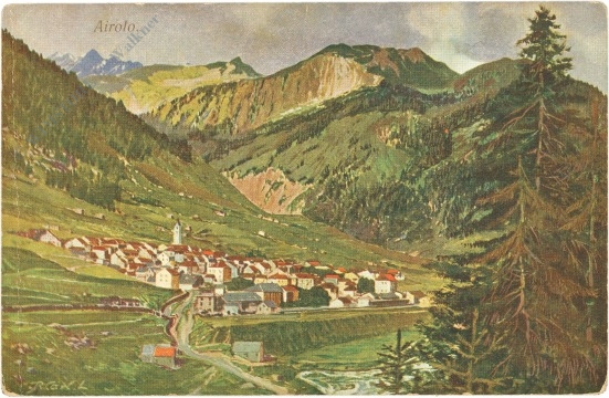 airolo, ortsansicht airolo, ortsansicht