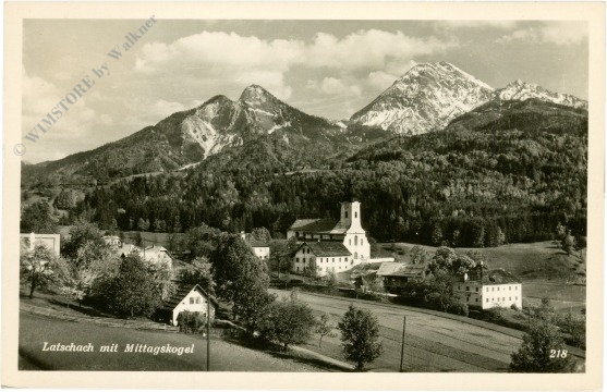 latschach, mit mittagskogel latschach, mit mittagskogel