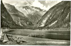 mallnitz, stappitzersee mit hochalmspitze