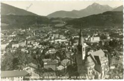 innsbruck, gegen süden mit serles