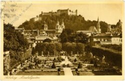 salzburg, schloss mirabell, mirabellgarten