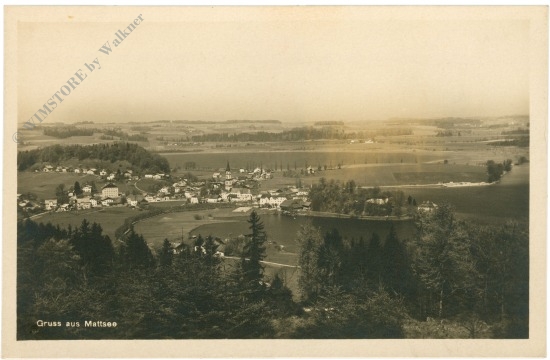 mattsee, ortsansicht