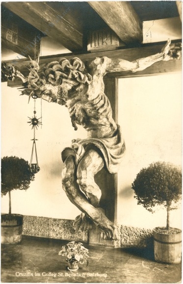 salzburg, cruzifix im colleg st. benedict salzburg, cruzifix im colleg st. benedict
