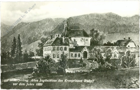 mayerling, altes jagdschloss des kronprinzen rudolf vor dem jahre 1889