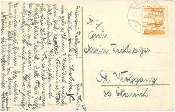 zell am see, gegen das steinerne meer