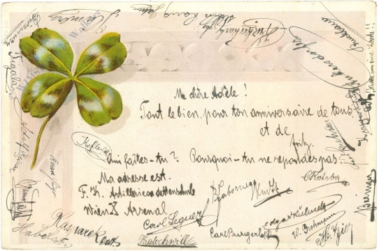 glückwünsche kleeblatt