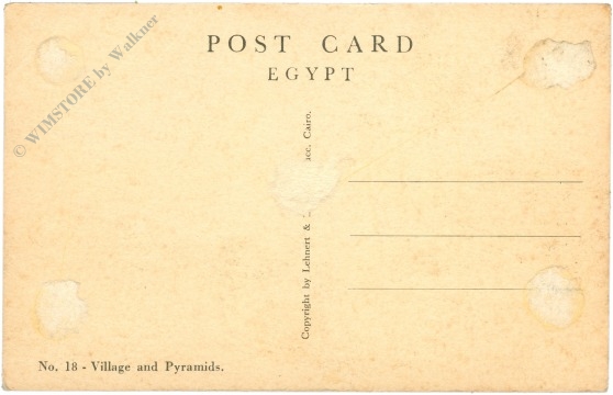Ägypten, dorf und pyramiden