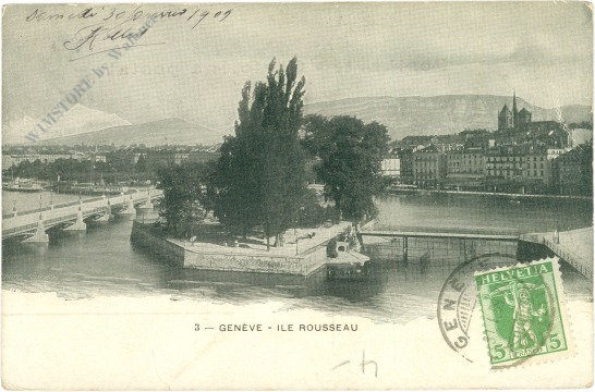 genf, insel rousseau