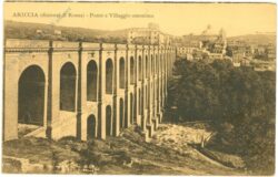 ariccia, ponte e villaggio omonimo