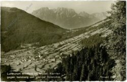 winklern im mölltal, gegen iselsberg und lienzer dolomiten
