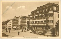 kufstein, ob. stadtplatz mit hotel egger