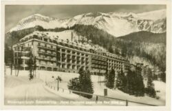 semmering, hotel panhans gegen die rax
