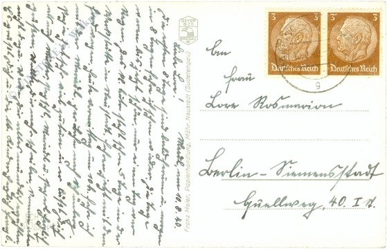 meedl b. mähr. neustadt, ortsansicht