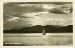 wörthersee, abend am see