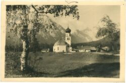 oberleutasch, ortsansicht