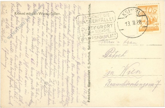 krimml, mit den wasserfällen