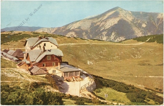 rax, ottoschutzhaus gegen den schneeberg