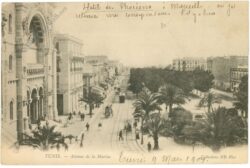 tunis, avenue de la marine