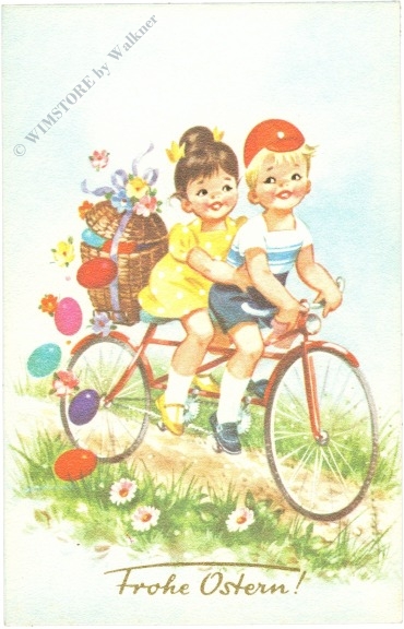 ostern kinder mit fahrrad ostern kinder mit fahrrad