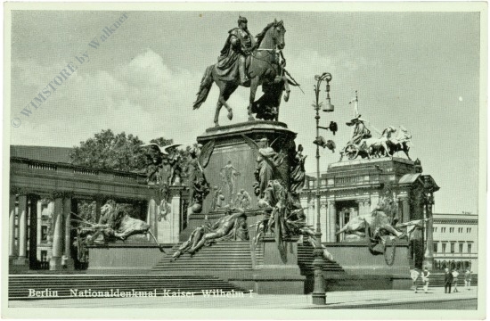 berlin, nationaldenkmal kaiser wilhelm i