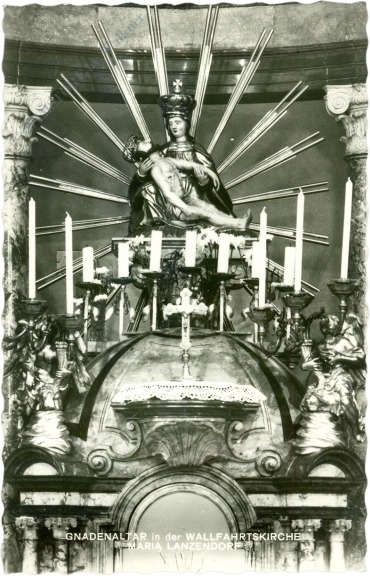 maria lanzendorf, gnadenaltar in der wallfahrtskirche