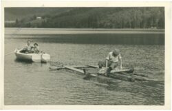 lunzersee, boot und floß