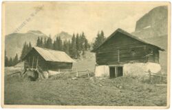 trentino, vallee de fassa, environs de l'hotel pordoi
