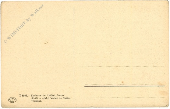 trentino, vallee de fassa, environs de l'hotel pordoi