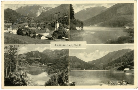 lunz am see, multiansicht