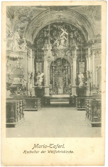 maria taferl, hochaltar der wallfahrtskirche