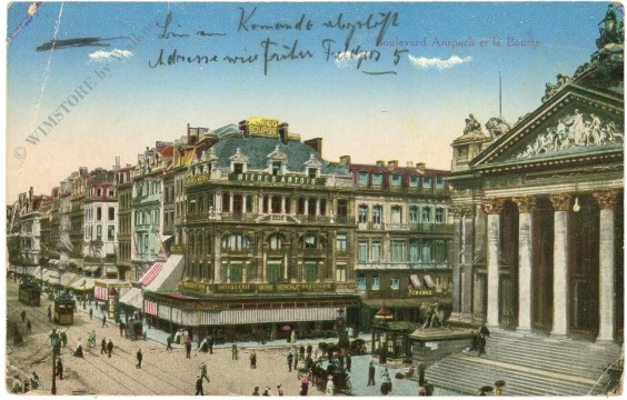 brüssel, boulevard anspach und die börse