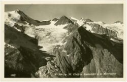 stubaier alpen, w. freiger, w. pfaff u. zuckerhütl v.d. maierspitze