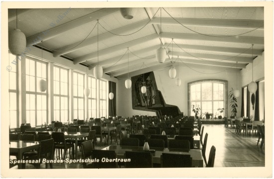 obertraun, speisesaal bundes sportschule