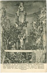 montauban, marienaltar in der zerschossenen kirche
