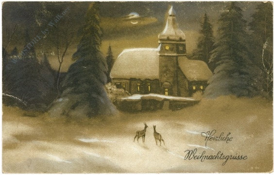 weihnachten rehe im schnee